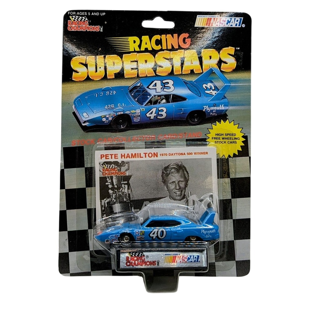 1991 Racing Champions Racing Superstars Pete Hamilton #40 Plymouth Super